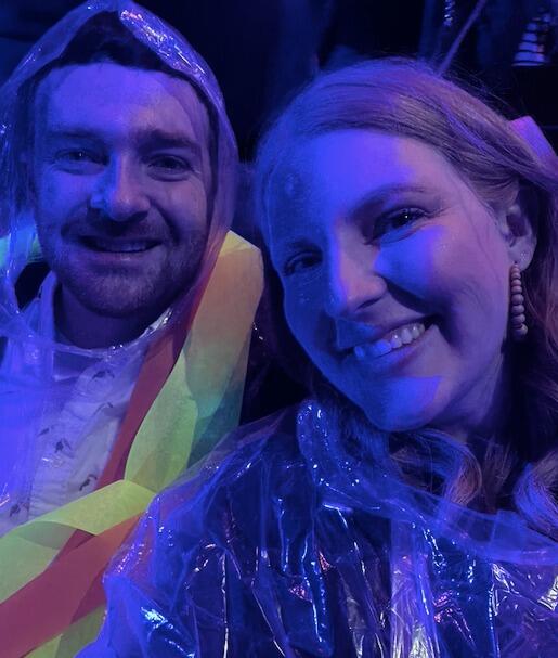 Trip to Las Vegas to visit friends. While visiting, Andrew and Marissa attended the "Blue Man Group" show.