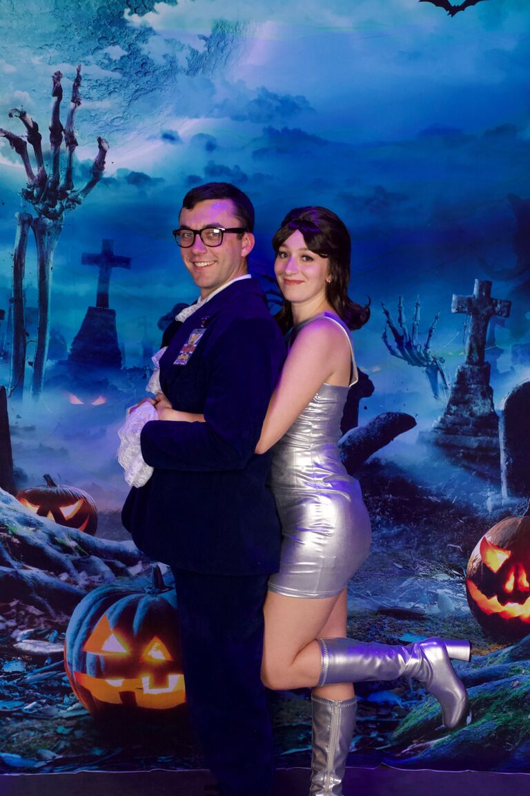 Austin Powers and Vanessa Kensington take over Cadaver Ball