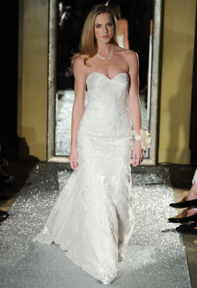 Oleg Cassini Wedding Dresses 2015 Showcases Detailed Floral Appliques ...