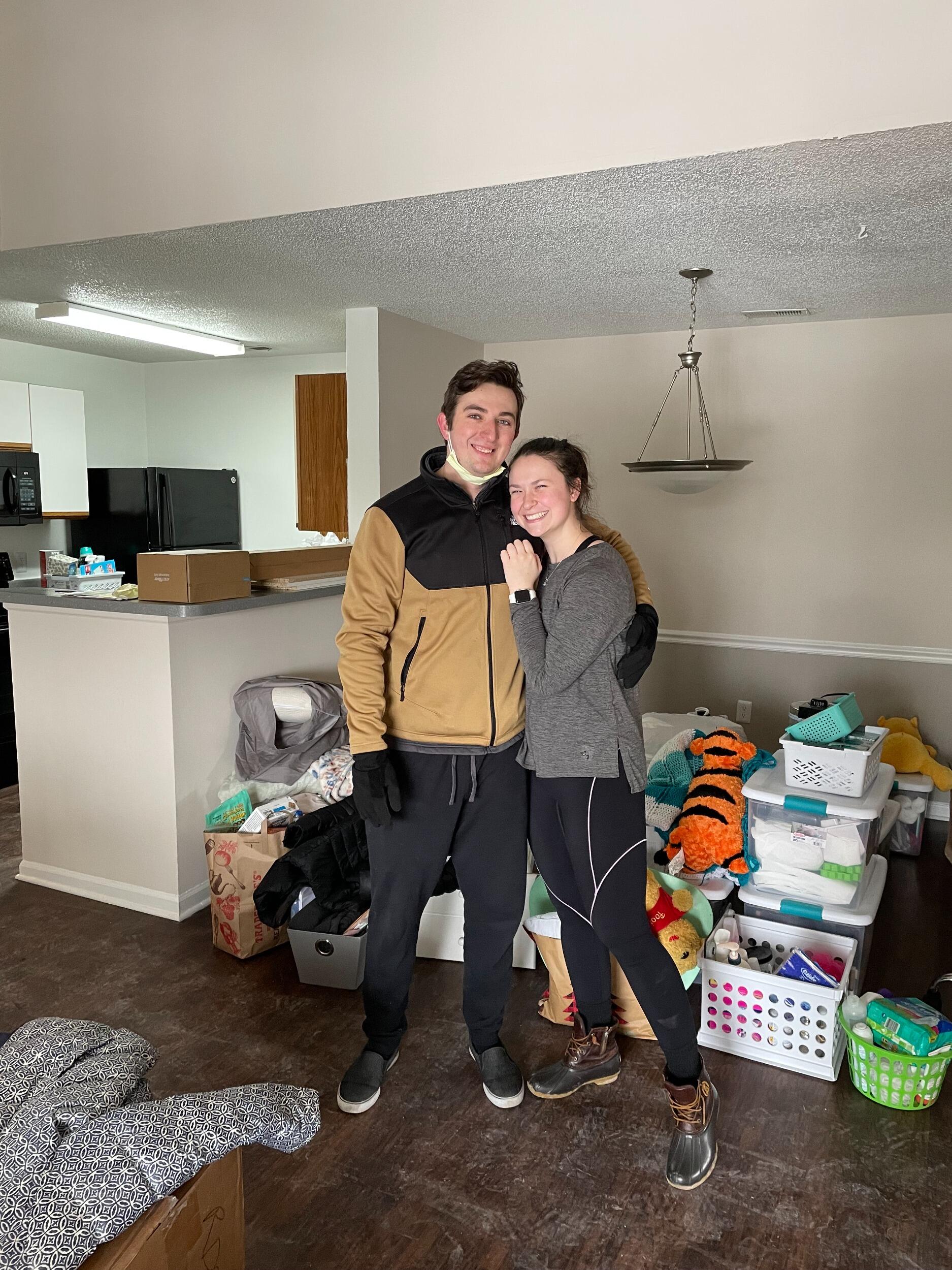 Trista and Braden moved in together in Indianapolis where they would start their post grad journey soon.