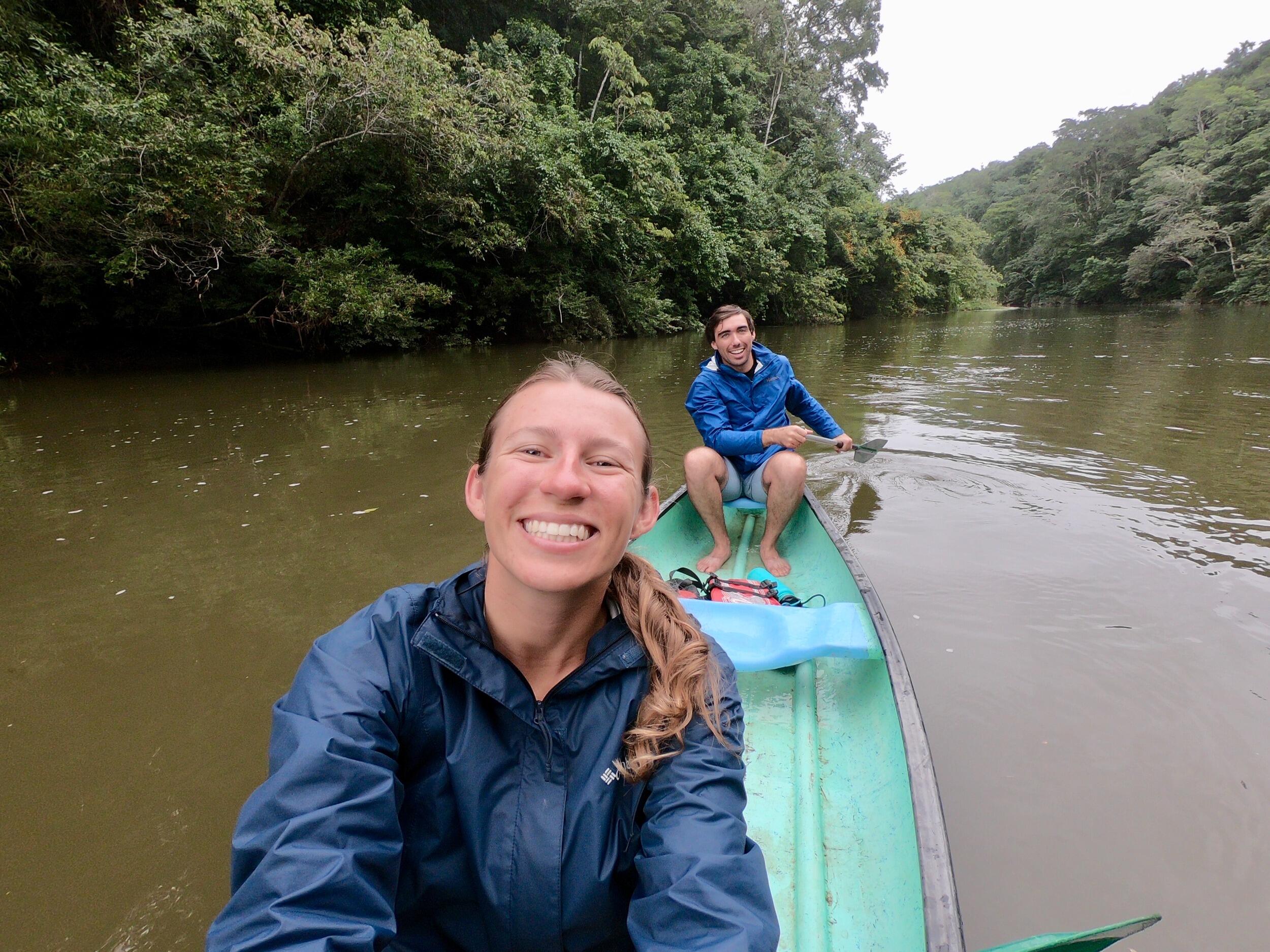 Winter break in Belize with Sean's family 