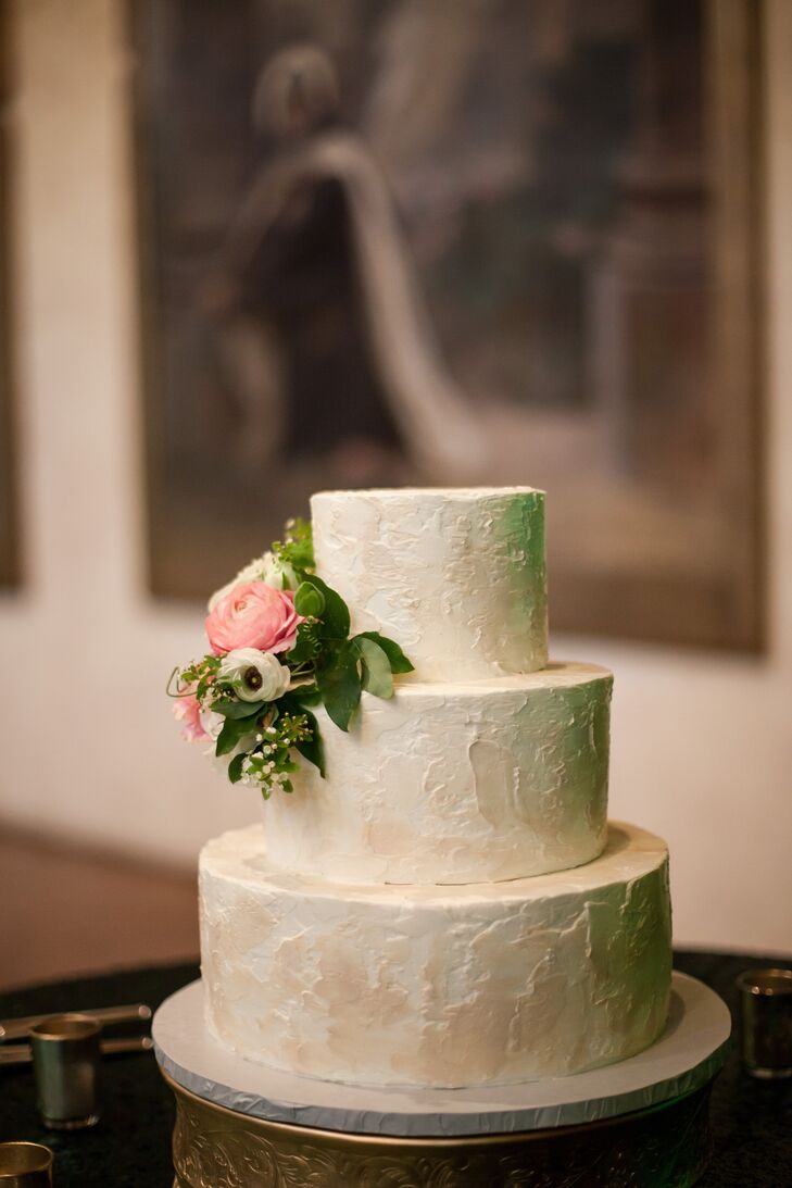 Rustic Stucco Inspired Cake