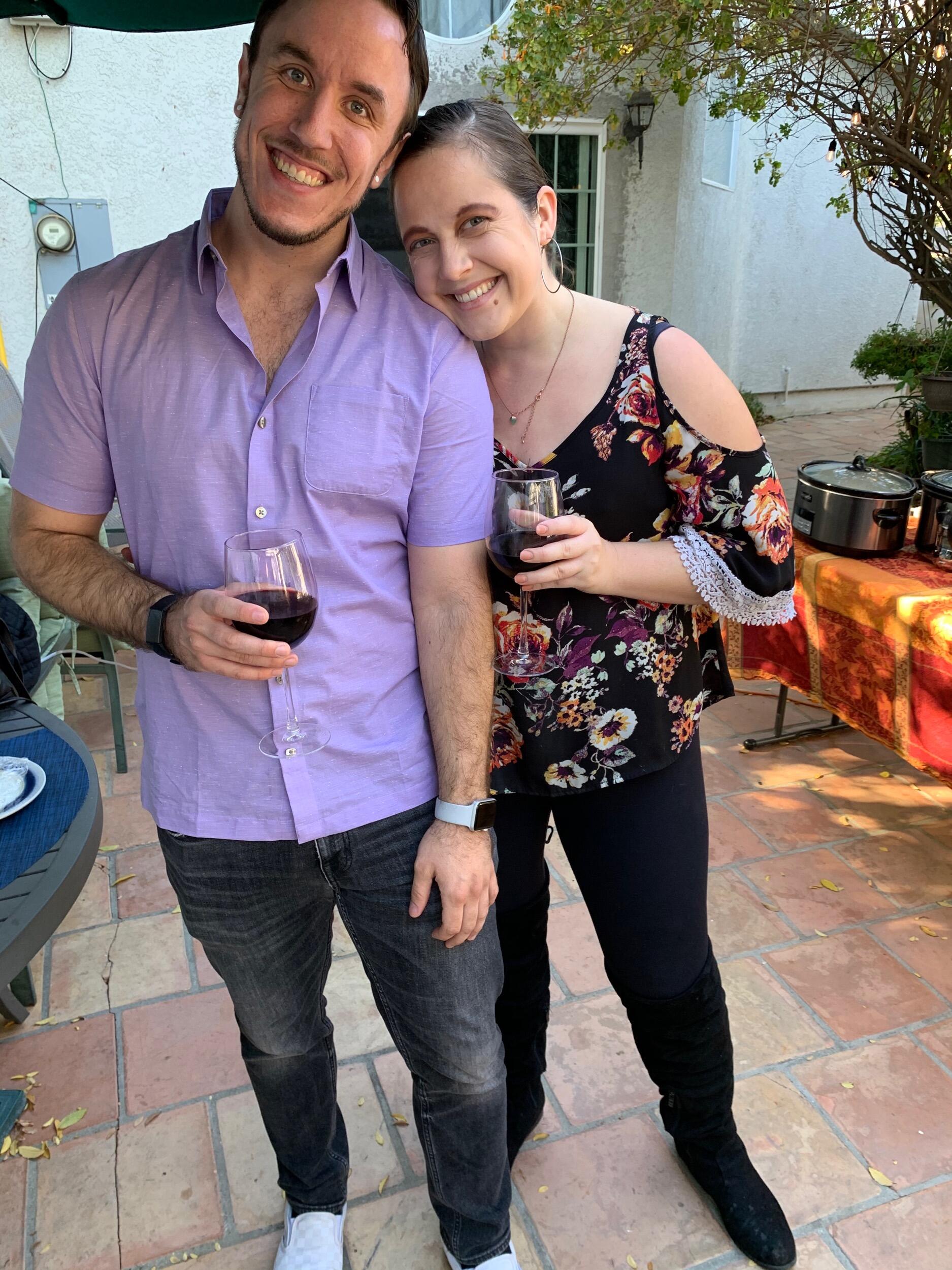 Our first Thanksgiving together. 