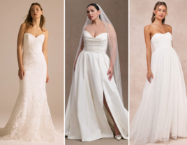 Strapless wedding dresses