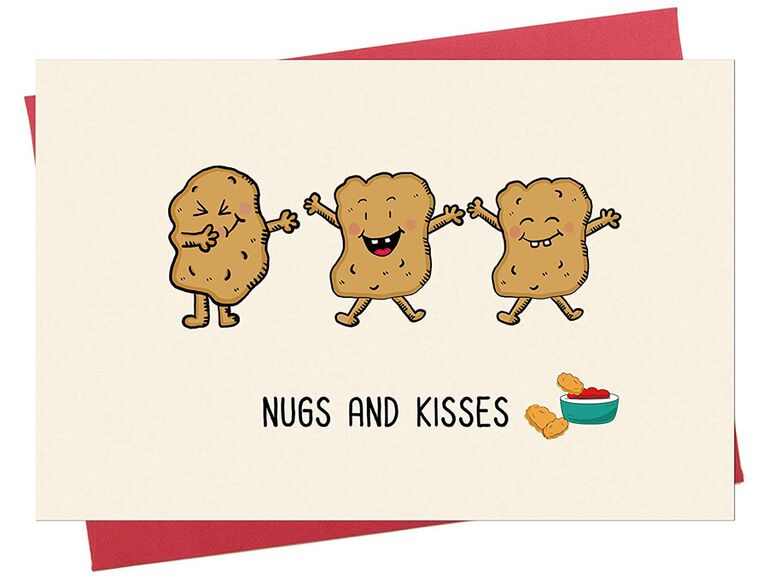 funny food Valentine's Day card