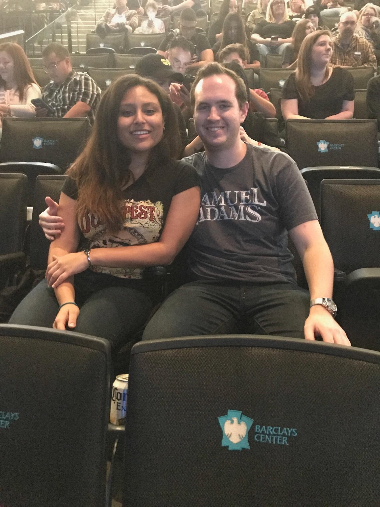 First concert together, Red Hot Chili Peppers!