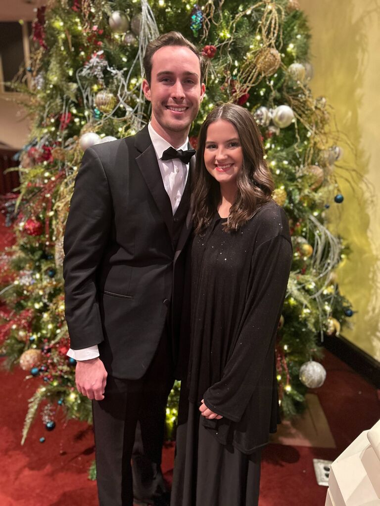 Carols! We love singing in the choir, especially at Christmas time.