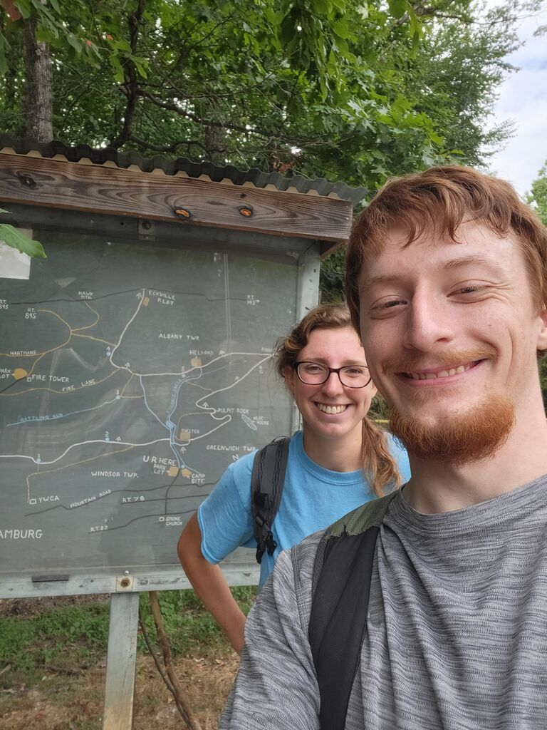 Jordan's birthday gift to Maggie was a hiking trip on the Appalachian trail. Lots of fun and very special for both of them.