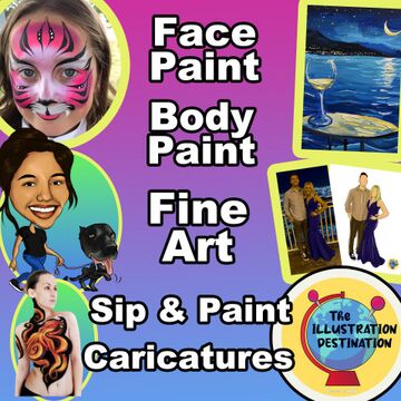 The Illustration Destination LLC - Face Painter - Las Vegas, NV - Hero Main