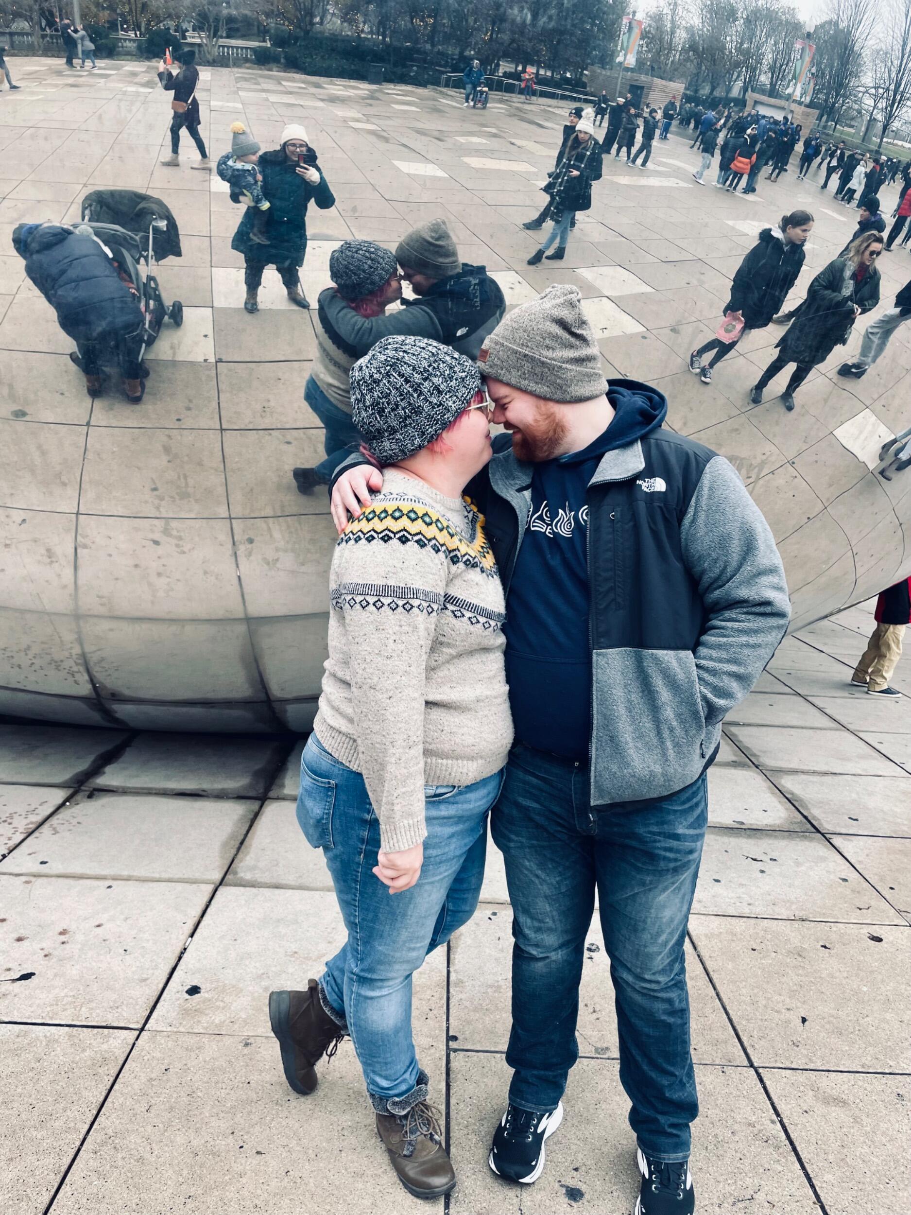 Stopping by the Bean before heading to Christkindlmarket 2022 
