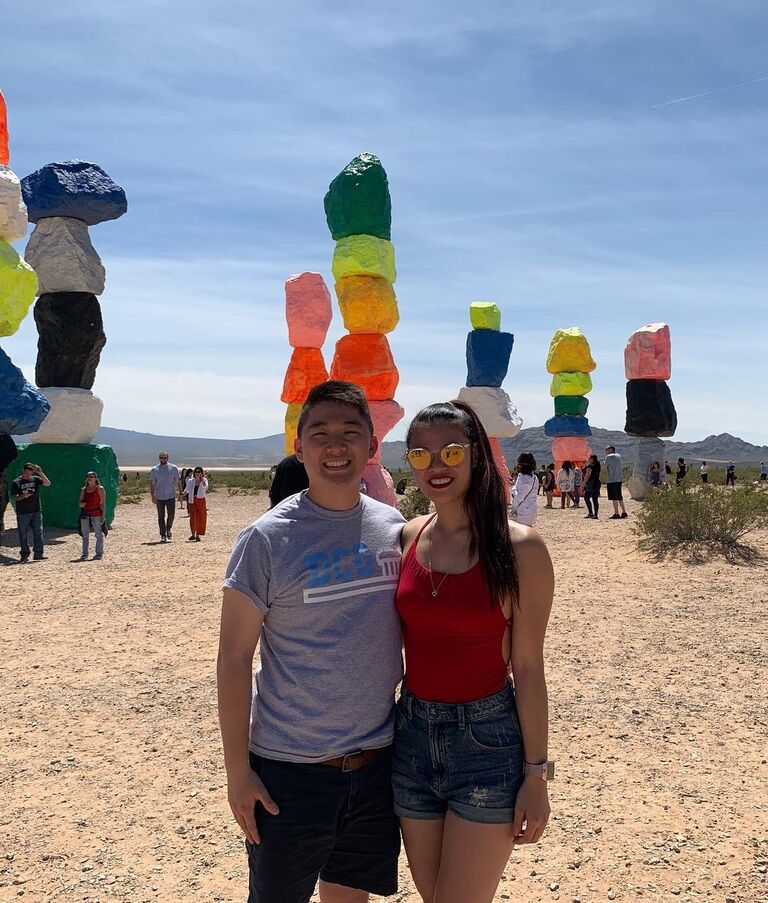 Experienced the colorful rocks and did not get lost in the desert. GO US!