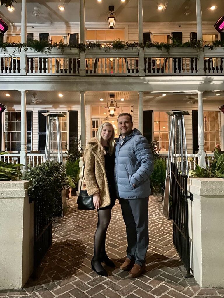 Celebrating two years together in Charleston