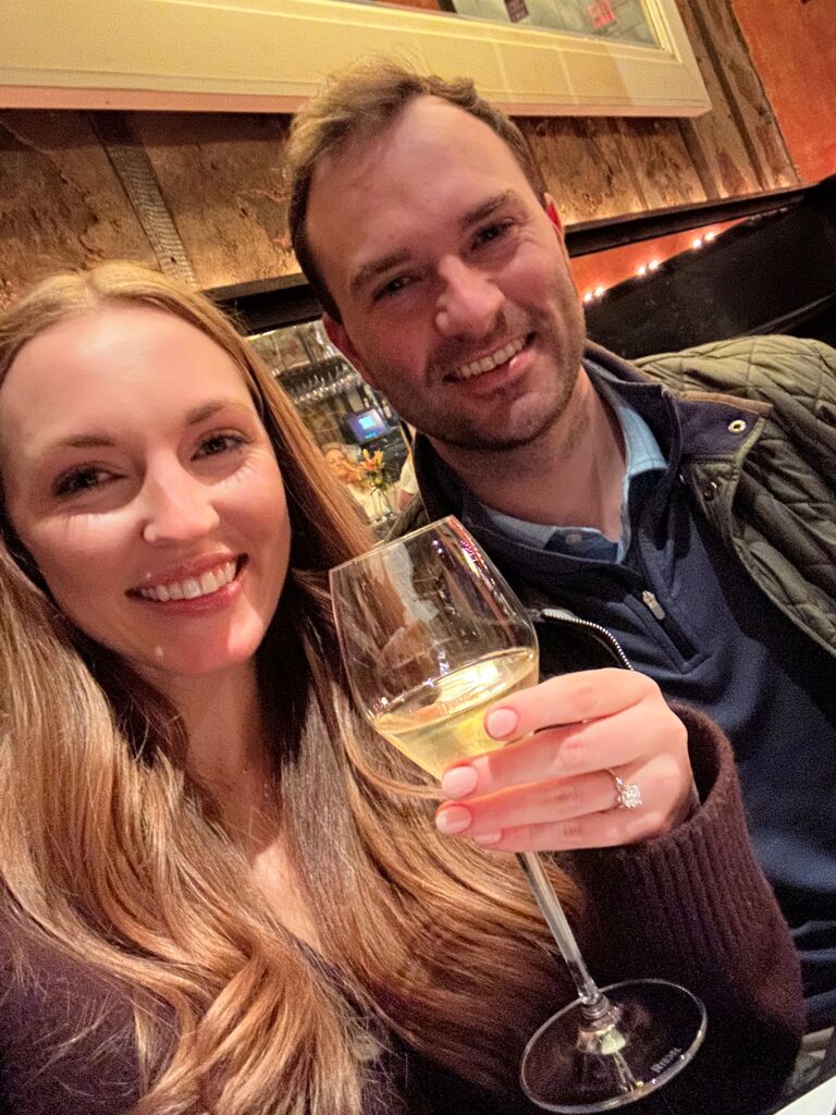 Robert proposed to me on my porch, just the two of us. He made us reservations at So, in Hillcrest, where we have celebrated past anniversaries ♥️