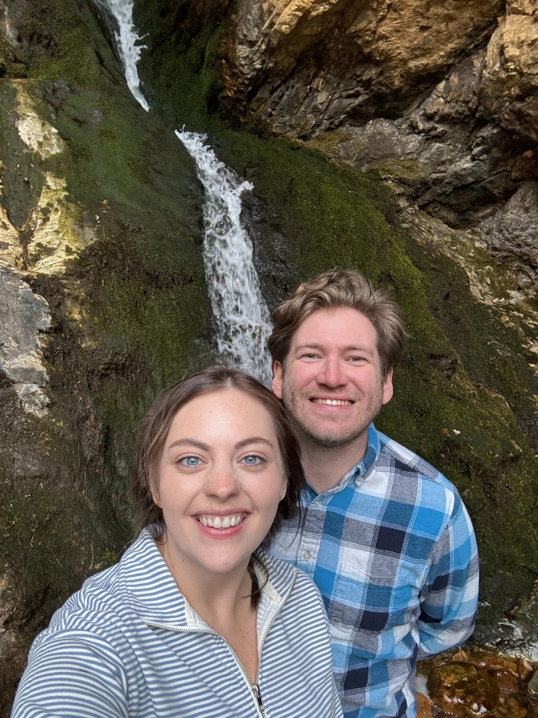 Kelsey's birthday surprise at a hidden waterfall. 