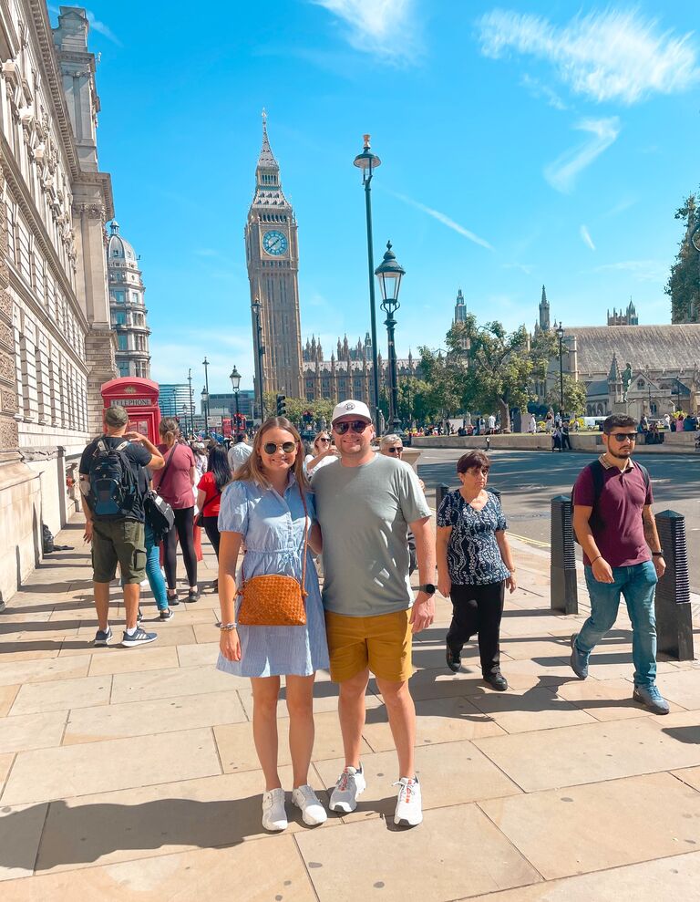 Taking their relationship to the next level, Andrew and Laurel spent two weeks in Europe 