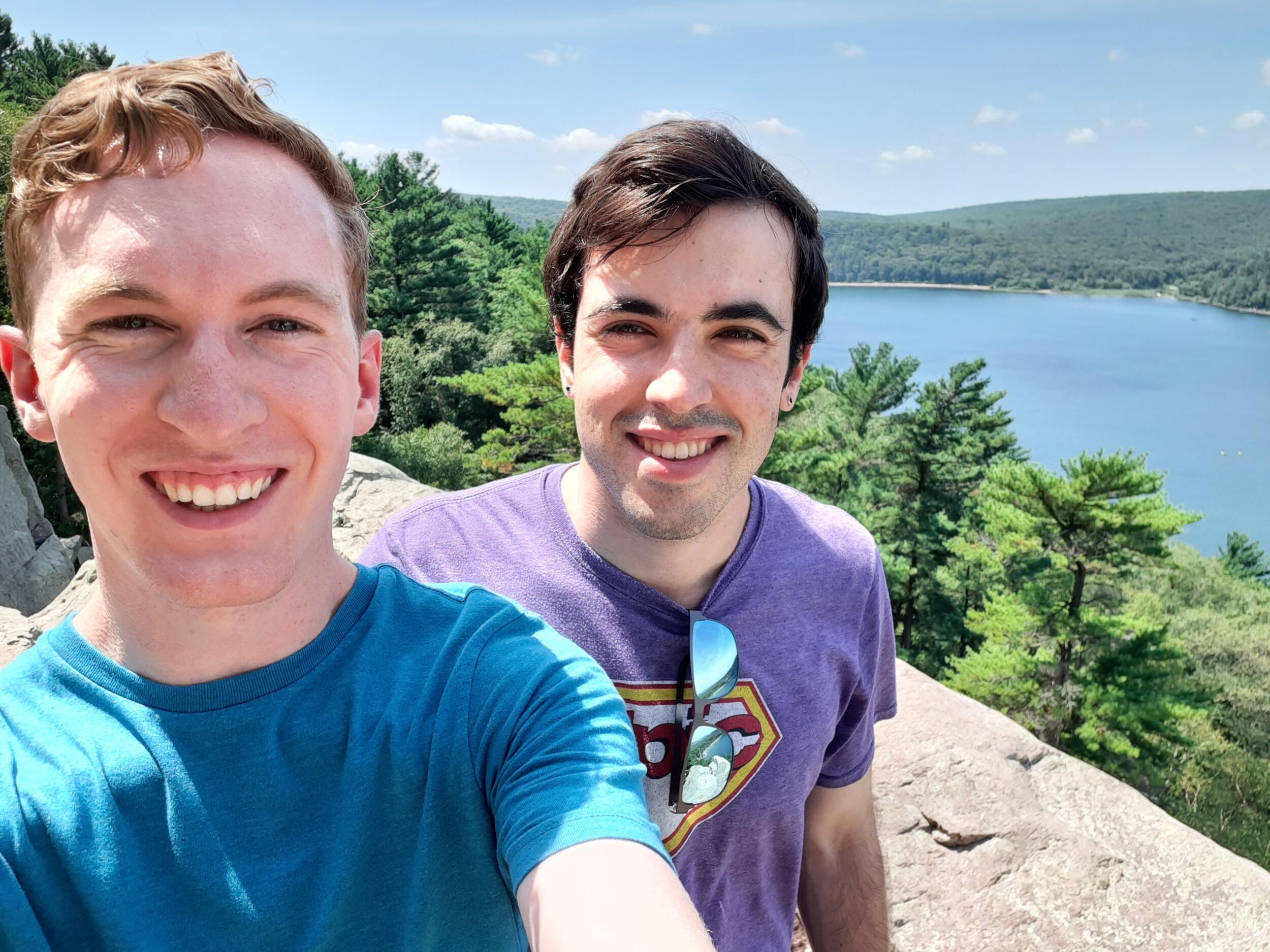 Hiking at Devil's Lake