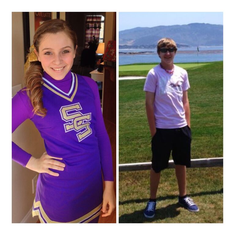 Emily and Charlie were in an 8th grade theatre class together where they played husband and wife in the class play!