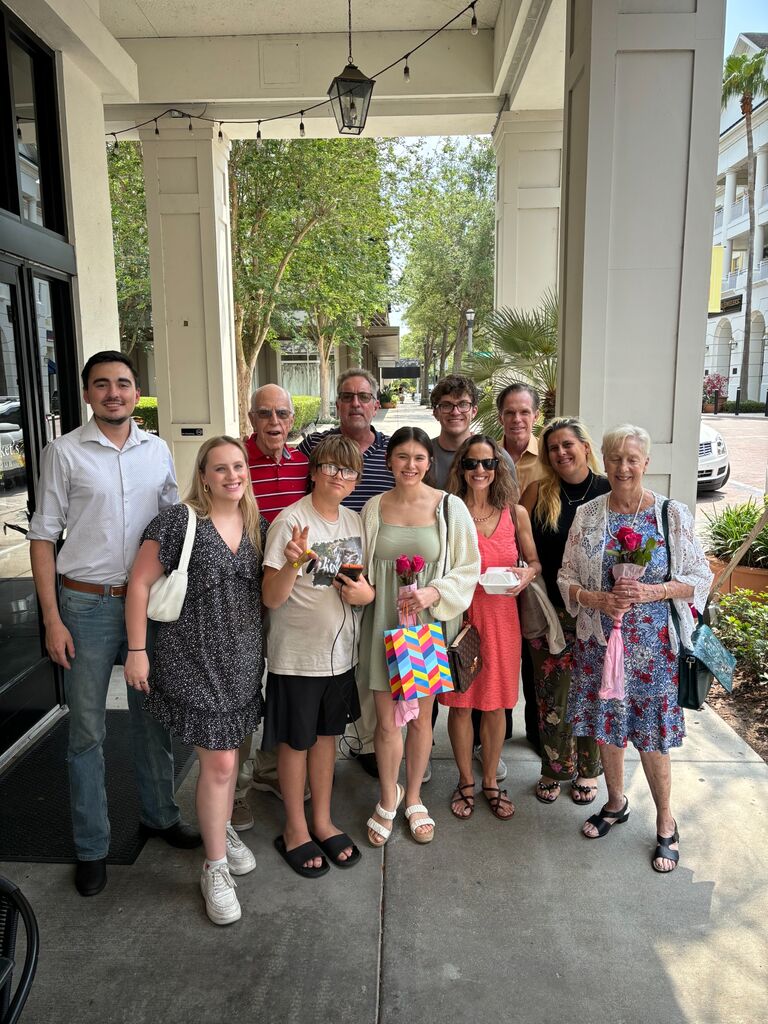 Bryce & Jacqueline celebrated Mothers Day with both of their families!