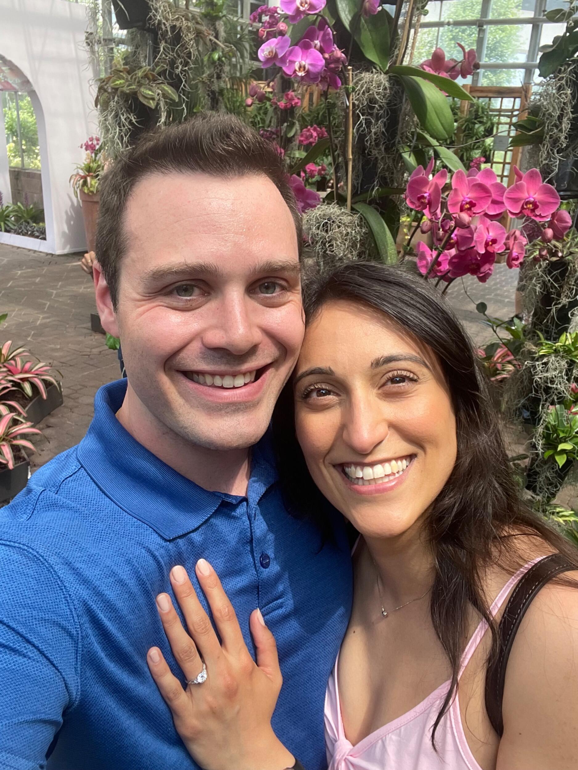 He asked, she said “Yes”! 