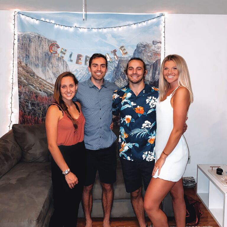 That fall, Ally moved out to Albany to join the Walters brothers in the duplex on Mercer St where they enjoyed many backyard barbecues, dinners on the balcony, and fierce battles on the cribbage board.