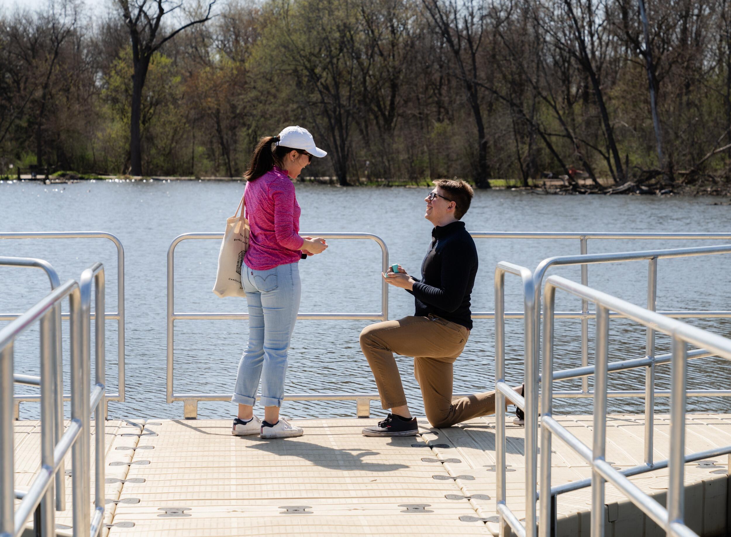 We got engaged! 