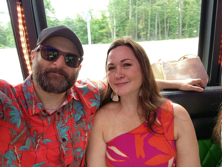 Party bus and resort wear for Dennis Martin's birthday. Lan plans the best parties, we saw some beautiful wineries and had an awesome time with our favorite couple in DC! 