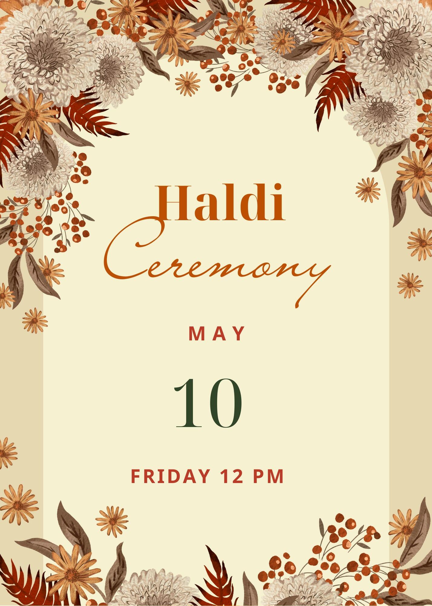 A morning filled with laughter, haldi, and the warmth of our families and friends.

