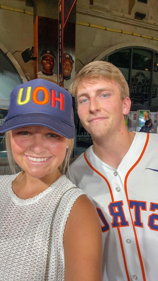 Maddy & Ethan love going to Astros games! (or really any sporting event)