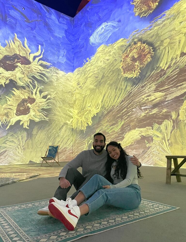 Our favorite date at the Van Gogh Experience NYC