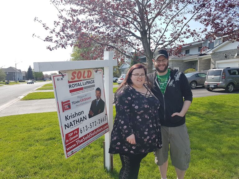 In May of 2018, we got our first house together.