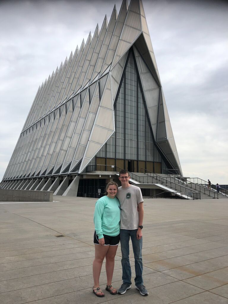 Tyler is off for basic training at the US Air Force Academy in Colorado Springs