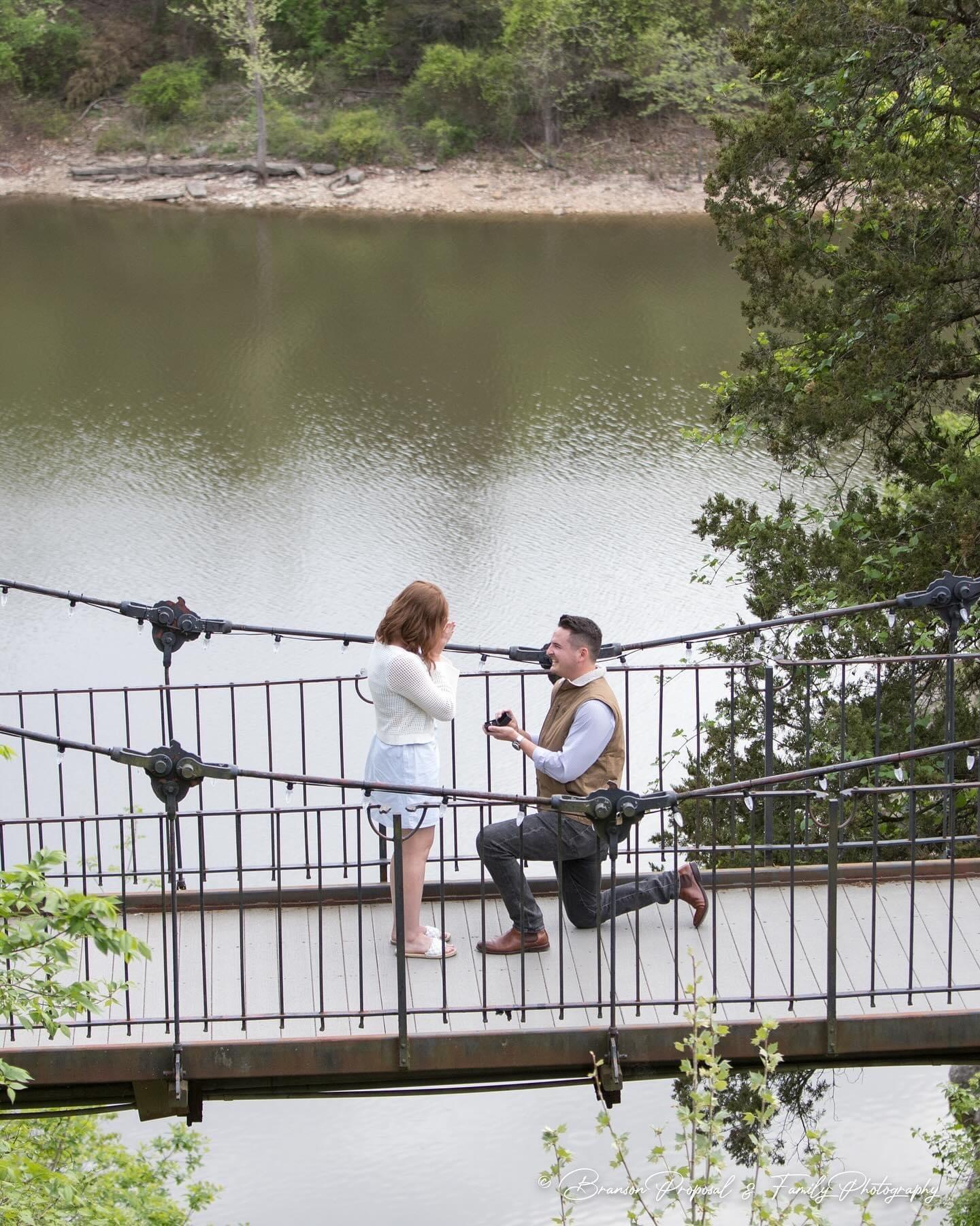 Kyle surprised Lydia with a trip to Big Cedar and proposed! 