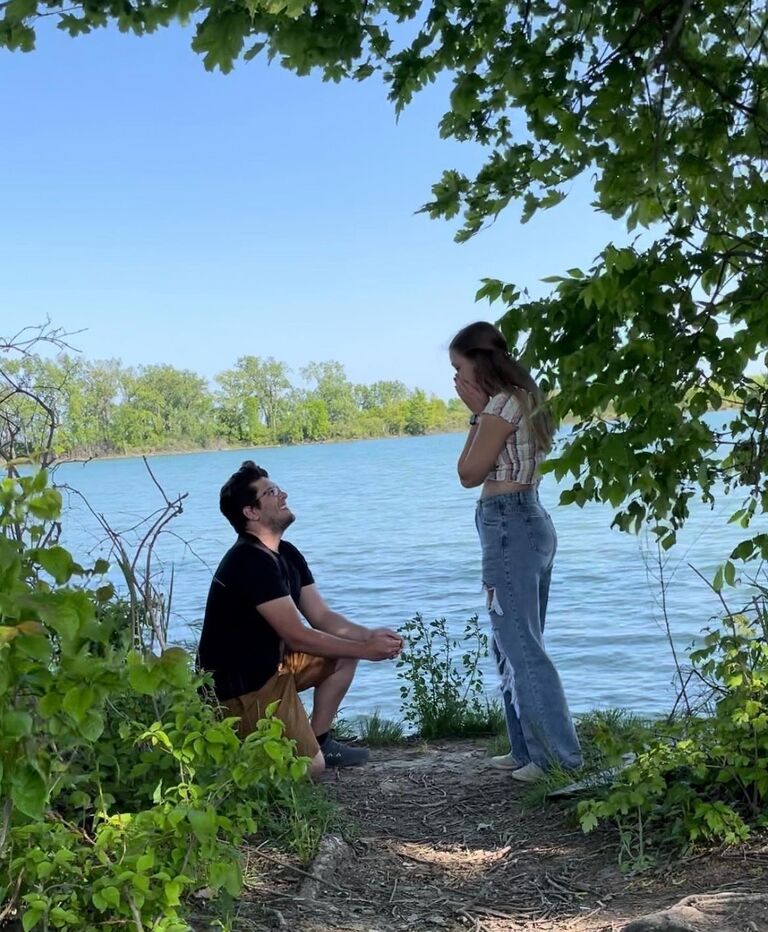 We got engaged!