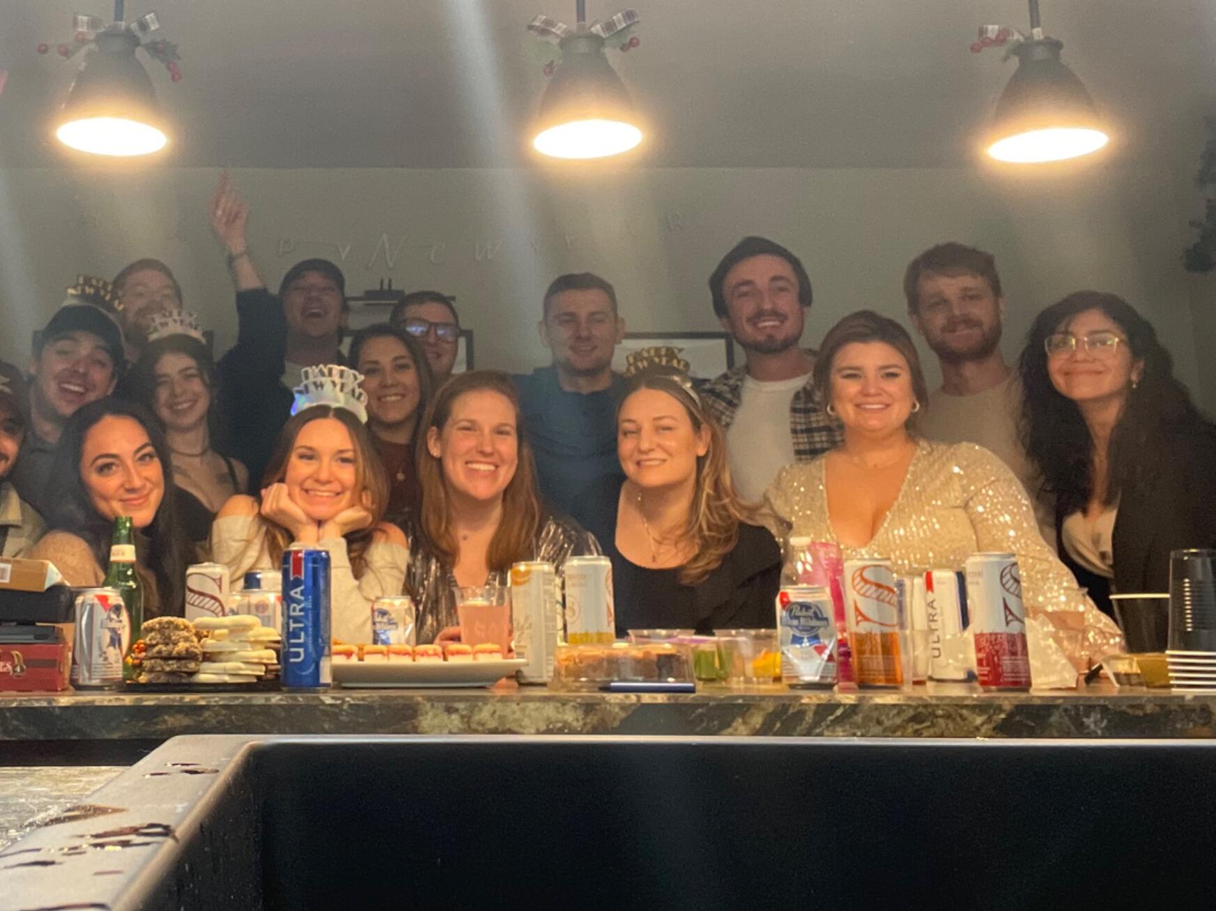 New Years with old pals, not knowing where 2025 would take us.