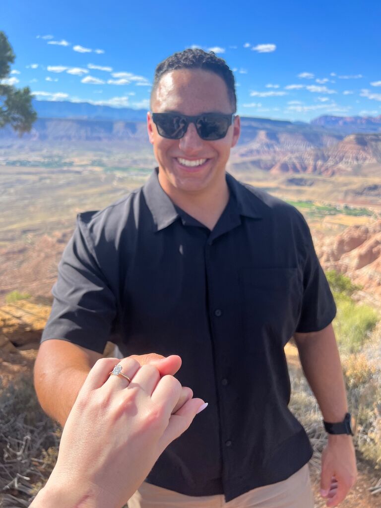 Ty popped the question on Ashlee's Birthday!