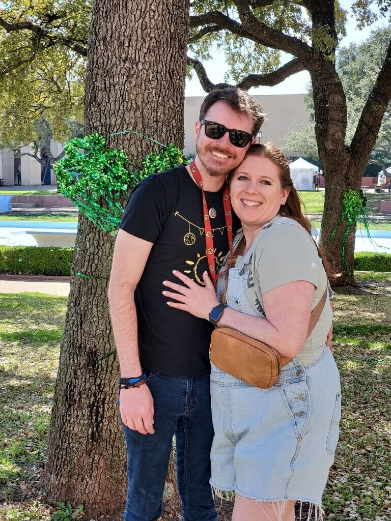 Meredith's first annual Irish Festival, Cole has been volunteering since 2012!