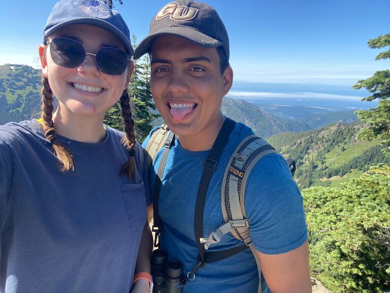 Anthony’s first time hiking hurricane ridge!