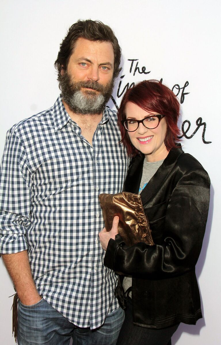 Megan Mullally and Nick Offerman