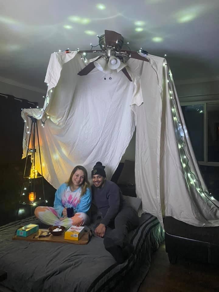 Covid strikes and we had to get a bit creative with our date nights. 

Even throughout the chaos of the world at the time, these were some of my favorite memories. 