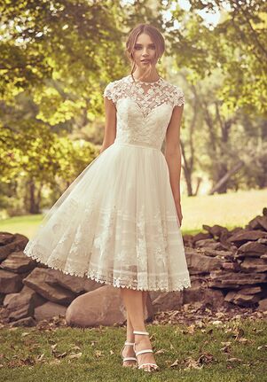 affordable tea length wedding dresses