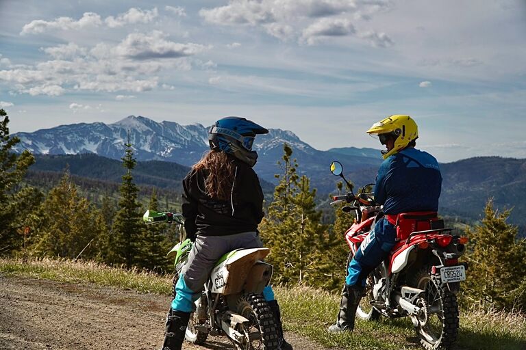 Mike taught Sam the joy of powersports! 