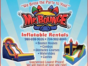 Mr. Bounce Inflatables - Bounce House - Harmony, NC - Hero Main