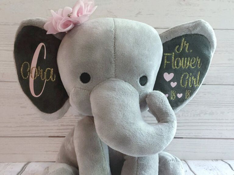 flower girl stuffed animal