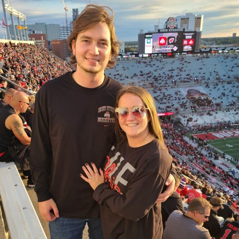 Danielle and Josh's first Ohio State Buckeye Game!!!


O-H! 