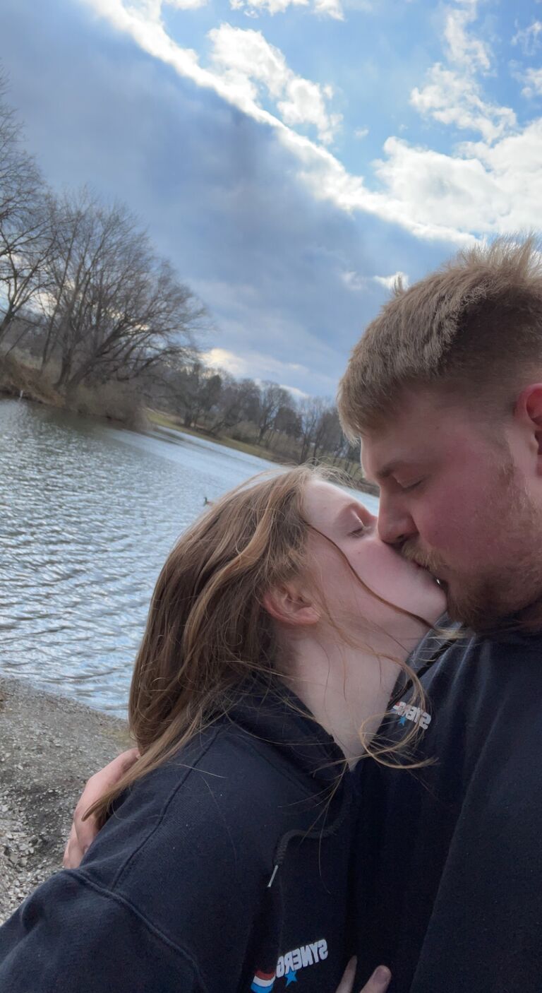 They went hiking and exploring enjoying each other's company.