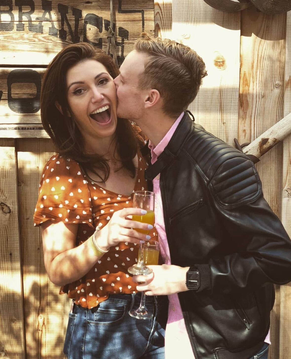 After about a month of multiple dates and glasses of wine later, Lauren and Tyler officially became a couple.