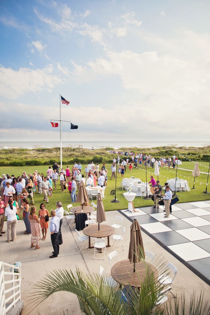 A Blue and Ivory Beach Wedding at The Citadel Beach House in Isle of ...