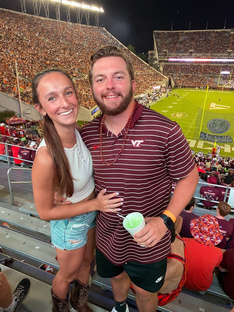 First Senior/Grad VT football game!