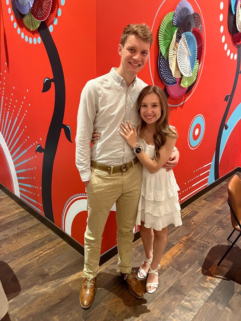 Celebrated Annika's graduation with both of our families. It was so nice to have everyone together. 