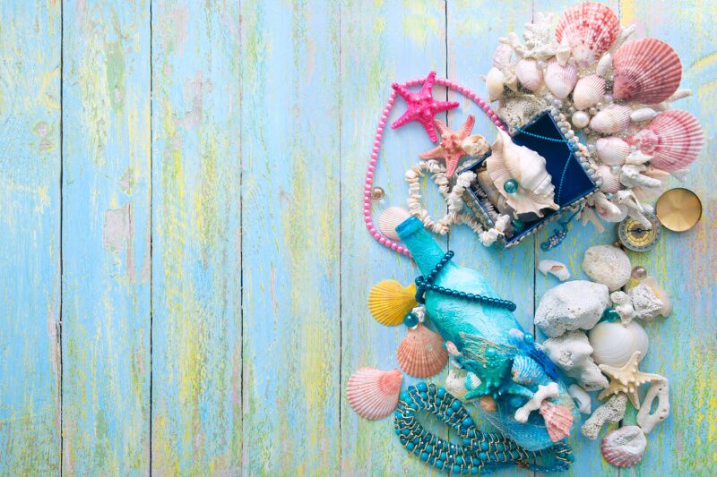 Mermaid treasure hunt - mermaid party ideas